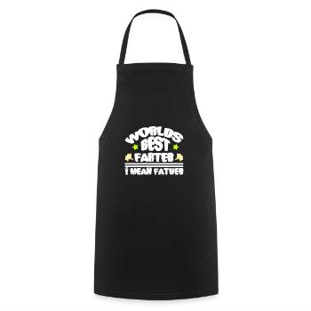 Father's Day - Cooking Apron - black - Front - AI Model Male 185 dark (185cm)