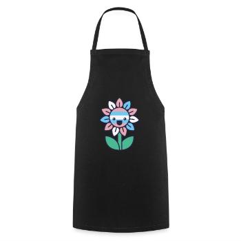 Transgender Genderqueer Trans - Cooking Apron - black - Front - AI Model Male 185 dark (185cm)