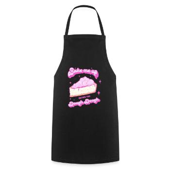 Baking cakes Baker Design n Dessert lovers - Cooking Apron - black - Front - AI Model Male 185 dark (185cm)