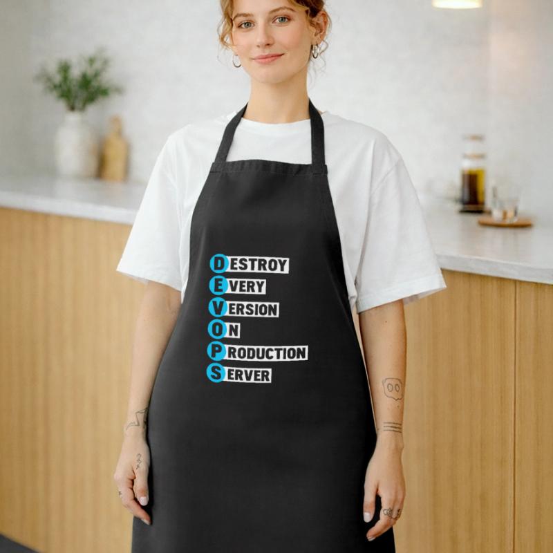 Devops Sys-Admin Developer Heroes Design Cooking Apron