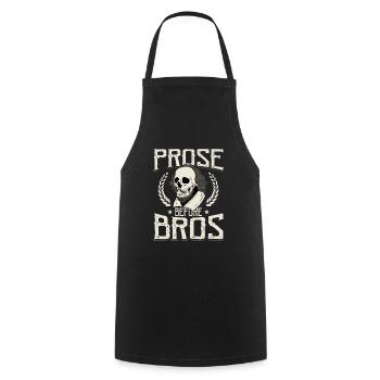 Shakespeare Literature - Cooking Apron - black - Front - AI Model Male 185 dark (185cm)