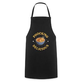 Phocking Délicieuse soupe de nouilles Pho asiatique Pho - Tablier de cuisine - noir - Devant - AI Model Male 185 dark (185cm)