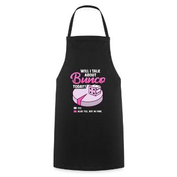 Bunco - Cooking Apron - black - Front - AI Model Male 185 dark (185cm)