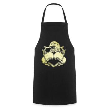 Eagle Boxer - Tablier de cuisine - noir - Devant - AI Model Male 185 dark (185cm)
