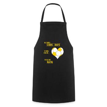Soccer Mom - Cooking Apron - black - Front - AI Model Male 185 dark (185cm)