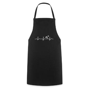 Astronomie Battement de coeur Astronome Star Regardant - Tablier de cuisine - noir - Devant - AI Model Male 185 dark (185cm)