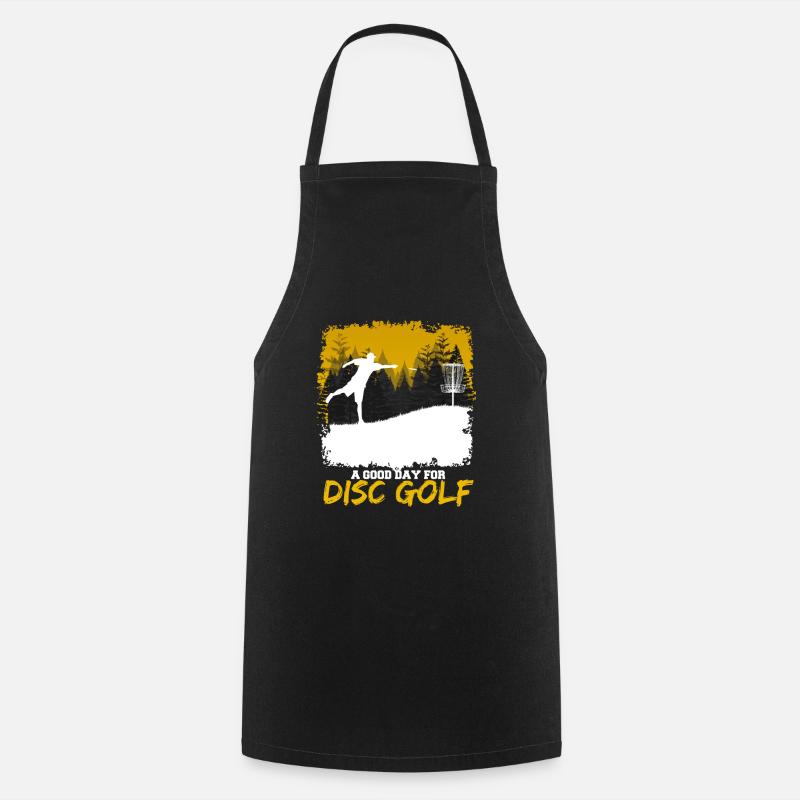 Disc Golf - Tablier de cuisine - noir
