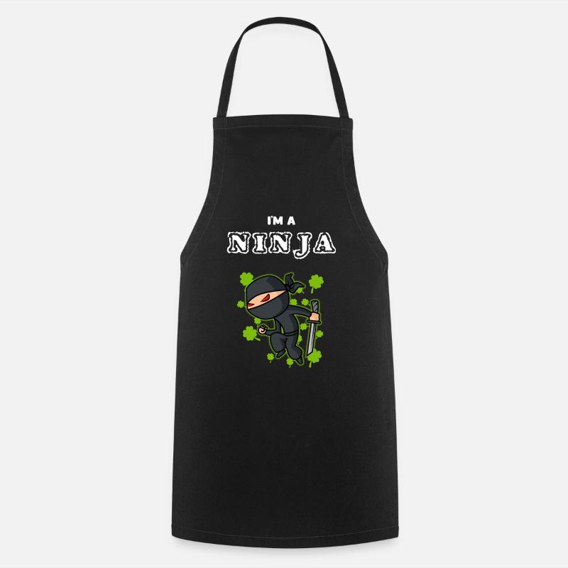 Ninja - Kochschürze - Schwarz