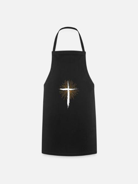 God Preacher Jesus Christian Faith Christianity - Cooking Apron - black