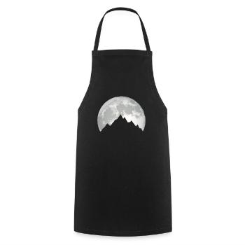 Nature Terre Mère Nature Voyage Alpinisme - Tablier de cuisine - noir - Devant - AI Model Male 185 dark (185cm)