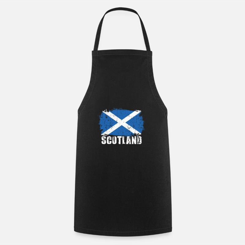 Schottland - Kochschürze - Schwarz