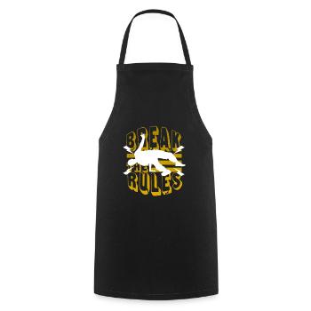 Breakdance Bronx Hip Hop Dancing Gift - Cooking Apron - black - Front - AI Model Male 185 dark (185cm)