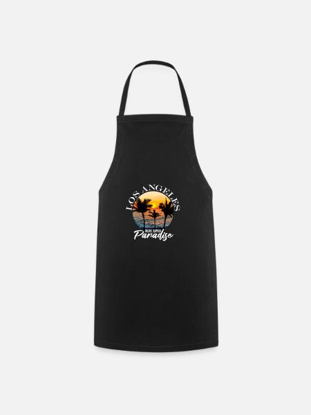 Los Angeles - Tablier de cuisine - noir