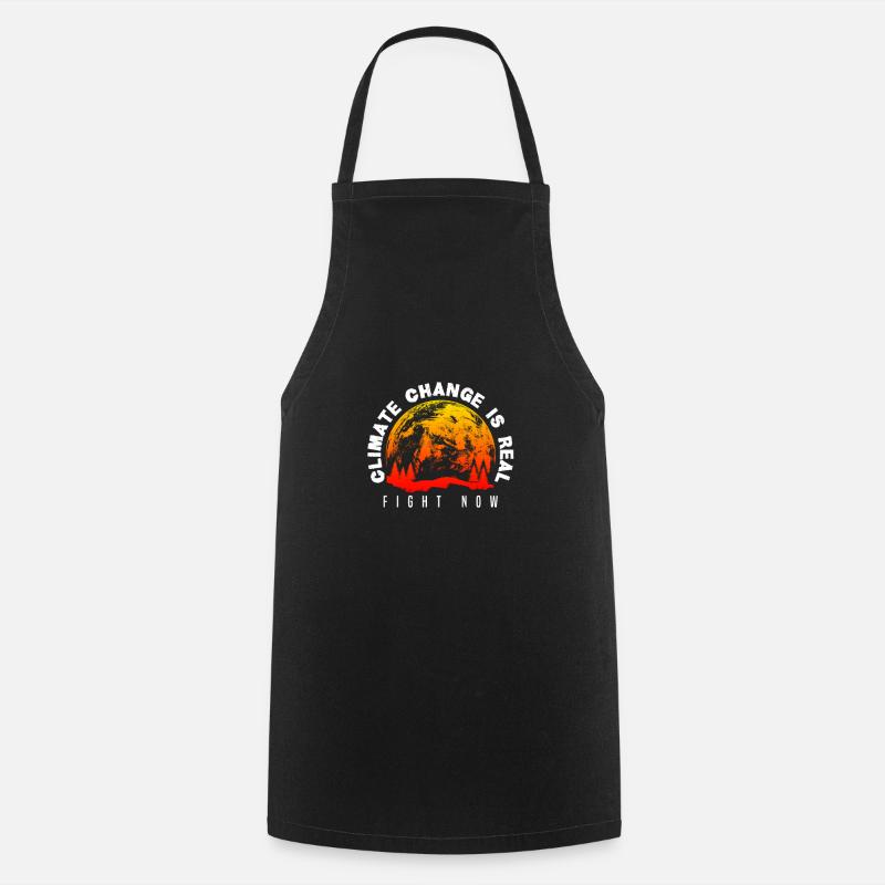 Changement climatique - Tablier de cuisine - noir