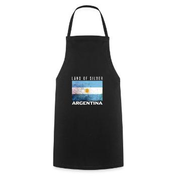 Argentine - Tablier de cuisine - noir - Devant - AI Model Male 185 dark (185cm)