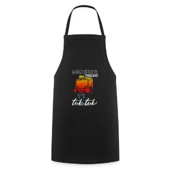 Bangkok Thailand Tuk Tuk - Cooking Apron - black - Front - AI Model Male 185 dark (185cm)