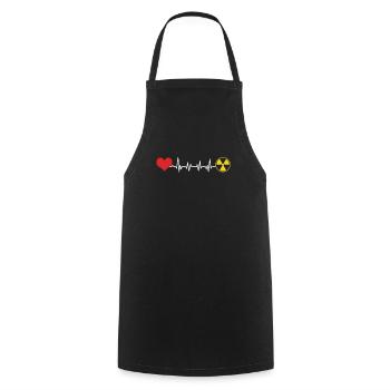 Cadeaux Technologues en radiologie - Tablier de cuisine - noir - Devant - AI Model Male 185 dark (185cm)