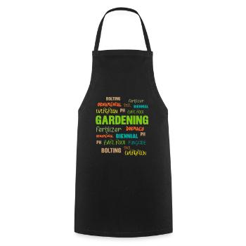 Jardinage Plantation Jardinage Jardinier cadeau - Tablier de cuisine - noir - Devant - AI Model Male 185 dark (185cm)