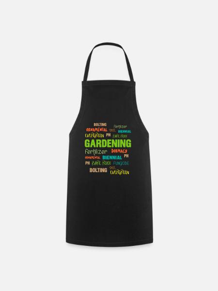 Gardening Planting Gardening Gardener Gift - Cooking Apron - black