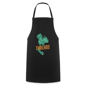 Voyageurs de voyage Elephant Country Tourist - Tablier de cuisine - noir - Devant - AI Model Male 185 dark (185cm)