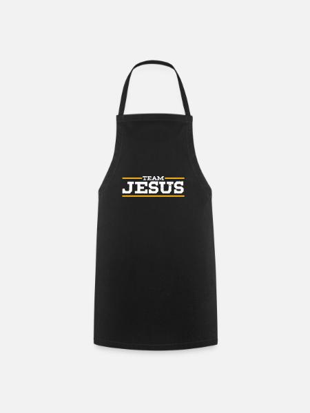 Équipe Jésus Christ Christianisme Religion catholique - Tablier de cuisine - noir