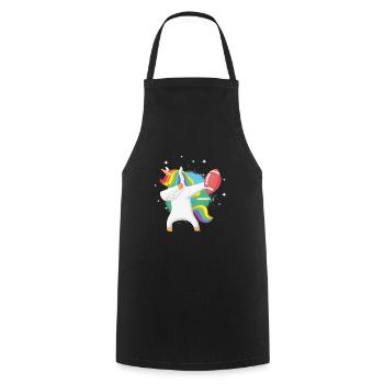 American Football Rugby Unicorn Rugby Player Gift - Cooking Apron - black - Front - AI Model Male 185 dark (185cm)
