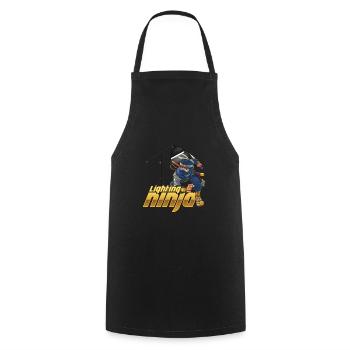 Éclairage Ninja Engineer Light Music Band Gift - Tablier de cuisine - noir - Devant - AI Model Male 185 dark (185cm)