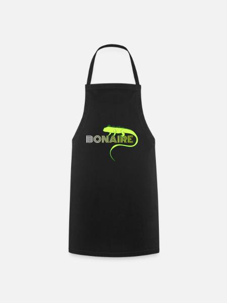 Bonaire Design Grün - Kochschürze - Schwarz