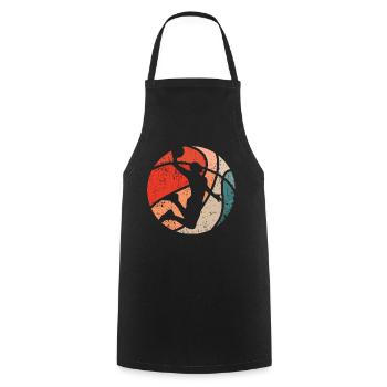 Basketball Jam - Kochschürze - Schwarz - Vorne - AI Model Male 185 dark (185cm)
