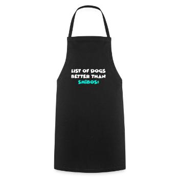 Shibos - Tablier de cuisine - noir - Devant - AI Model Male 185 dark (185cm)