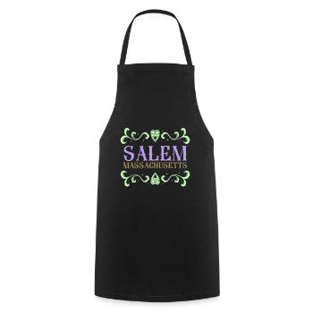 Salem Massachusetts Ouija Love - Tablier de cuisine - noir - Devant - AI Model Male 185 dark (185cm)