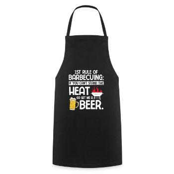 Grillparty Spruch Zum Grillen Grill - Kochschürze - Schwarz - Vorne - AI Model Male 185 dark (185cm)
