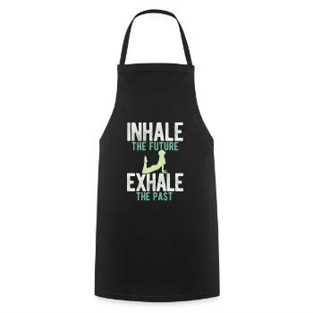 Yogalehrer Spruch Für Yogi Yoga - Kochschürze - Schwarz - Vorne - AI Model Male 185 dark (185cm)