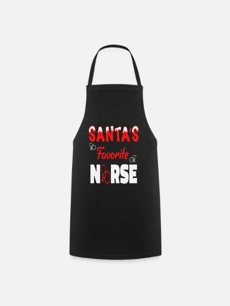 Santas Nurse - Kochschürze - Schwarz