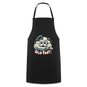 Vieux Pet Drôle - Tablier de cuisine - noir - Devant - AI Model Male 185 dark (185cm)