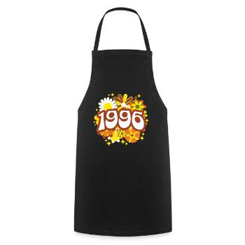 Hippi 30 Year Old Woman Birthday 1996 - Cooking Apron - black - Front - AI Model Male 185 dark (185cm)