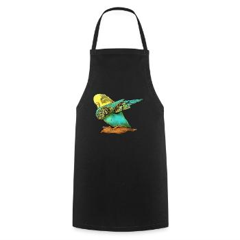 Perruche Perruche Perruche Oiseau Animal - Tablier de cuisine - noir - Devant - AI Model Male 185 dark (185cm)