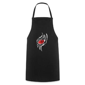 Dragon eye - Cooking Apron - black - Front - AI Model Male 185 dark (185cm)