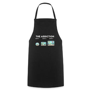 Aquarium Funny aquarium shopping addiction gift - Cooking Apron - black - Front - AI Model Male 185 dark (185cm)