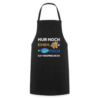 Aquarium Funny Just another fish gift - Cooking Apron - black - Front - AI Model Male 185 dark (185cm)