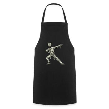 Tamponner maman cadeau drôle de maman - Tablier de cuisine - noir - Devant - AI Model Male 185 dark (185cm)