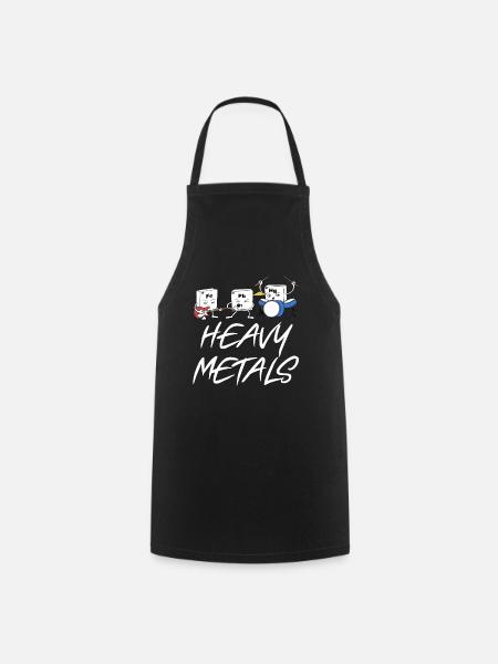 Heavy Metals - Kochschürze - Schwarz