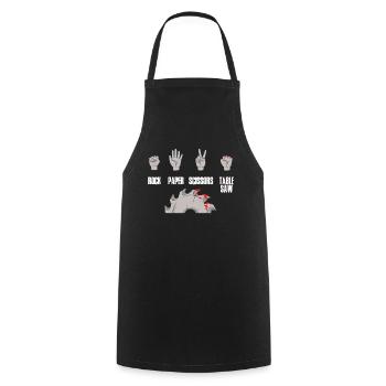 Carpenter joiner carpenter gift - Cooking Apron - black - Front - AI Model Male 185 dark (185cm)
