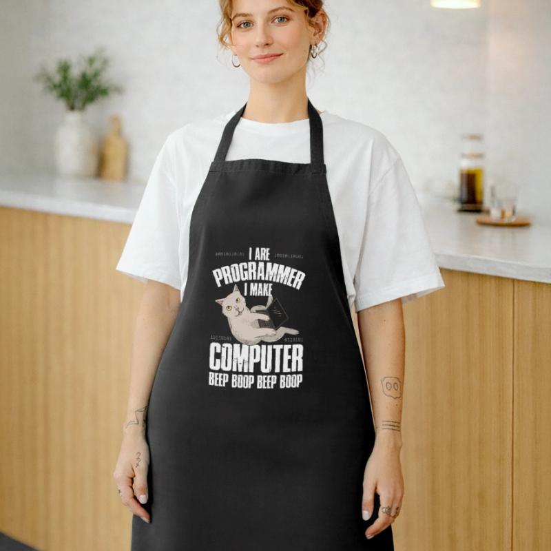 Programmer I Are Programmer Beep Cooking Apron