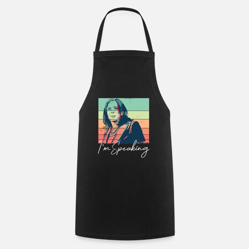 Kamala Harris I’m Speaking - Cooking Apron - black