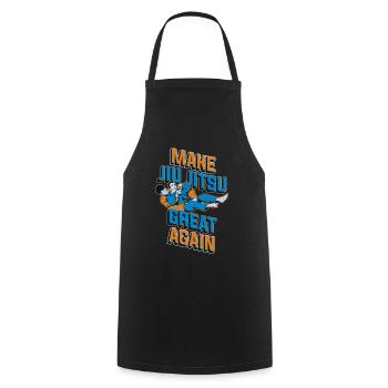 Rendre le Jiu Jitsu Grand Encore Cadeau Jiu Jitsu - Tablier de cuisine - noir - Devant - AI Model Male 185 dark (185cm)