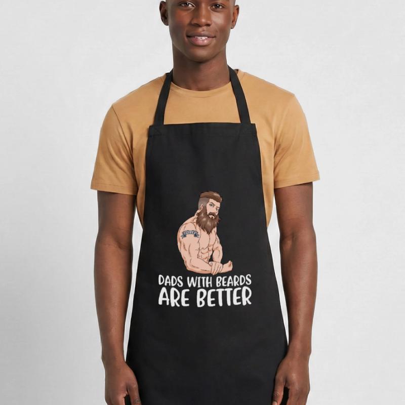 Dads With Beards Are Better Bart Gift Cooking Apron