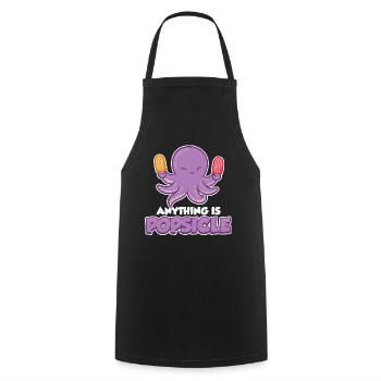 Anything Is Popsicle Eis Geschenk - Kochschürze - Schwarz - Vorne - AI Model Male 185 dark (185cm)