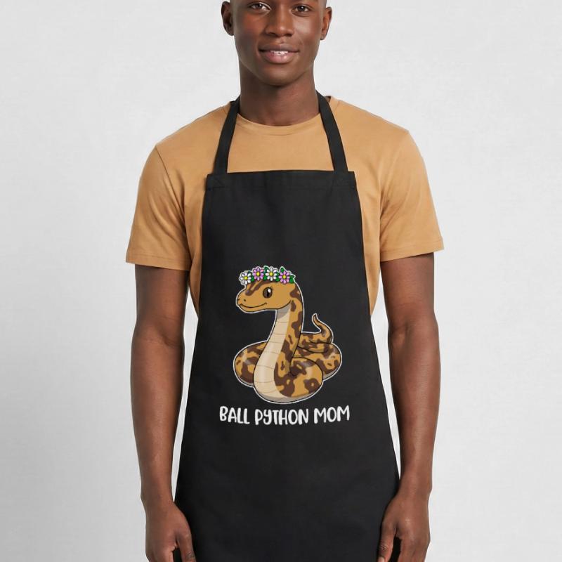 Ball Python Mom Snakes Gift Cooking Apron