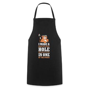 I Made A Bogey On Every Hole Golf Gift - Cooking Apron - black - Front - AI Model Male 185 dark (185cm)